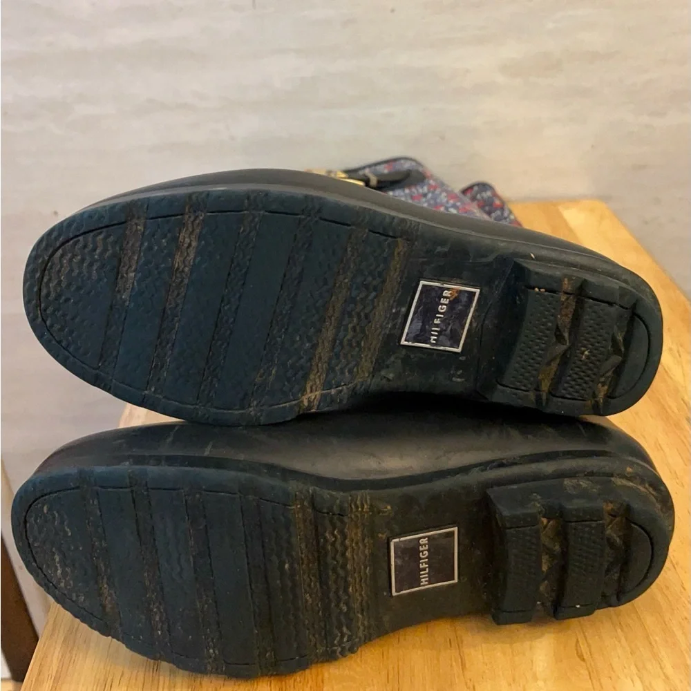 Tommy Hilfiger Mela Rain Boots. Leather Sole